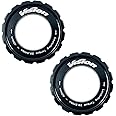 Vision Outer Centre Lock Disc Rotor Lockring, Black, Pair