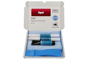 Genuine Colors Pennarello a vernice Peperoncino rosso G1R compatibile/ricambio per Opel rosso