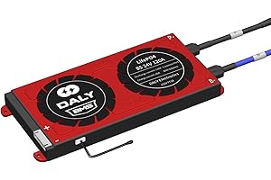 DALY BMS LiFePo4 8S 24V 120A PCB Scheda di Protezione con Porta Comune e Sonda Sensore per Batteria Al Litio nominale 3.2V Strumenti Elettrici FAI DA TE