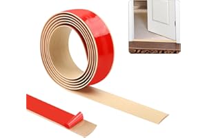 ZTVOWTO 200cm×4cm Bande de seuil, bandes de garniture de porte de tapis,bande de séparation de porte de sol auto-adhésive, bande de garniture de bord(Grain d'érable)