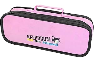 keepdrum Funda acolchada para carillones de Sonor, color rosa