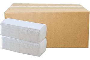 ‎HERRMANN 4.000 Blatt Papierhandtücher Premium Falthandtuch weiß Hochweiß 2-lagig 25 x 23 cm ZZ-Falz