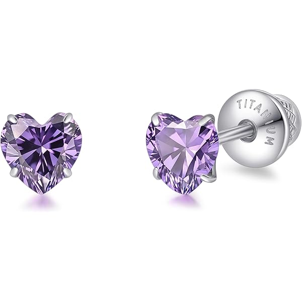 Limerencia Titanium oorstekers voor dames, G23 implantaatkwaliteit