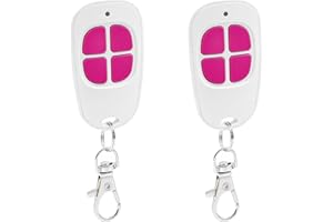 WEPAI 433,92 Telecommande Portail pour AAM0121/AAM0135/AAM0133/AAM0085/AAM0094 AAM0133, 4 CanauxTélécommande Compatible avec SCS Sentinel, Bip Portail Porte De Garage, Lot de 2