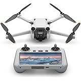 DJI Mini 3 Pro con DJI Smart Control - Drone con telecamera pieghevole e leggero con video 4K/60 Fps, foto da 48 MP, 34 minut