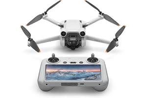 DJI Mini 3 Pro (DJI RC), Lightweight Foldable Camera Drone with 4K/60fps Video, 48MP, 34 Min Flight Time, Less than 249 g, Fr