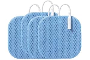 PERFORMANCE HEALTH PALS ValuTrode Lite, 5 x 5 cm, Pack of 4, Latex Free, Long Lasting Electrodes with Reliable Gel, Superior Adhesion & Longevity, Flexible, Conforms to Body Shapes, Pain Management, Muscle Stimulation