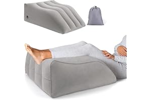 LeFeirr Venenkissen Beinhochlagerungskissen Aufblasbar, Keilkissen zum Schlafen, Lagerungskissen für Beine, Keilkissen Beine für die Verbesserung der Schlaf-und Kreislaufsystem