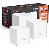 Tenda Nova Wifi 6 Mesh AX1500 (MX3), Sistema WiFi 6 per tutta la casa, MU-MIMO, Copertura fino a 4-6 camere da letto, Porte G