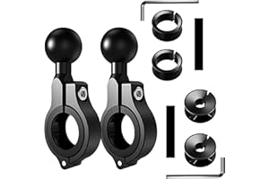 UGBO Ram Mount uchwyt na telefon komórkowy, rower, telefon komórkowy, wodoszczelny, akcesoria do hulajnogi, uchwyt rowerowy na telefon komórkowy (2 sztuki)