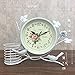 Produktbild Kreative desktop-uhr, stumm eisen handwerk tischuhr, Nordic einfache handwerk heimtextilien tischuhr , t1302 white