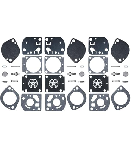 Kit De Reconstrucción De Carburador Para Motosierra Homelite XL12 Super 2 - Incluye Juntas Y Componentes RB16
