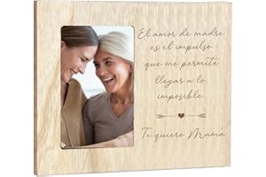 Didart Handmade Regalo dia de la madre.Marco de Fotos Regalo Madre. Portafotos 10 x 15. cm. Regalos para mama. Regalos originales para madres. Regalo abuela.