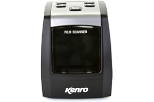 Kenro High-Resolution Portable Film Scanner Converts 35mm Slides 126PK/Super8/110/135mm Film Supports Windows Xp/Vista/7/8/10/7.3 and Mac - KNSC201