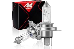 WinPower HS1 PX43t 35 / 35W Bombillas halógenas para faros delanteros Hi/Lo 3000K Amarillo Superbrillante 12V Coche Motocicleta, 2 piezas