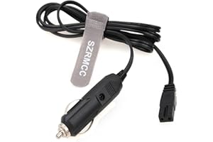 SZRMCC Cavo accendisigari da 12 V CC, 2 pin, spina per mini frigo, cavo di prolunga di ricambio per frigo Wagan EL6214 (dritto, 1,5 m)