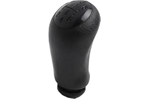 KHIRONHIVE Pommeau de levier de vitesse manuel 5 vitesses compatible avec Renault Clio III 2005 2009 Megane II 2002 2008 pour un fonctionnement fluide