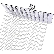 Pommeau De Douche Pluie AVANC 9 Pouces - Inox Texturé - Lisse - Bricolage