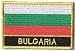 Produktbild Bulgarien bestickt Nähen oder Eisen auf Patch Badge