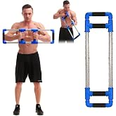 GoFitness Push Down Bar - M&aacute;quina de Musculaci&oacute;n para Pectorales en Casa | Ejercicios para Pecho, Brazos, Hombros, Abdominale