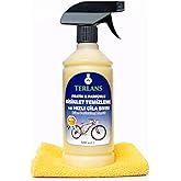 Terlans Parf&uuml;ml&uuml; Bisiklet Temizleyici & Hızlı Cila 500 ml + Mikrofiber Bez | Organik Kir Giderici, Parlak Y&uuml;zey ve Koruma | B