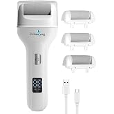 Urban Yog Callus Remover, Foot Scrubber For Dead Skin, With 3 Interchangeable Head Rollers, Rechargeable, Callus & Dead Skin