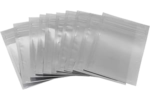 KUULEYN 100 PCS Antistatik-Beutel,grove bags Antistatik,Resealable Large Size Bags Translucence Antistatik Muti Größe Esd Beutel mit Zip für Motherboard GPU Hard Drive SSD HDD und elektronische Geräte