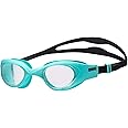 ARENA Unisex Adult The One Swim Goggles for Men and Women Watertight Fit Orbit-Proof Seals Anti-Fog Coated Non-Mirror Lens Lap Swimming, Clear/Water/Black