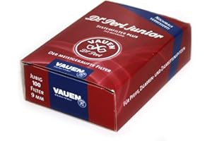 Dr. Perl Filter Junior Aktivkohlefilter groß - 9 mm - Jubig Systemfilter 5 x 100er-Vauen, Kohlenstoff, Rot, 10 x 8 x 5 cm, 1 Einheiten