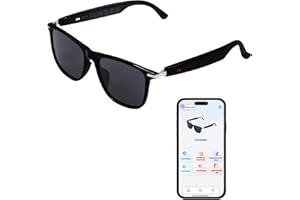 SUNSEATON Occhiali Smart da Sole Bluetooth Audio Uomo Donna, con Microfono per Smartphone Chiamate Ascoltare Musica Ciclismo Sport Anti UV Impermeabile