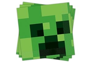 Unique Minecraft Luncheon Napkins [16 Per Package]