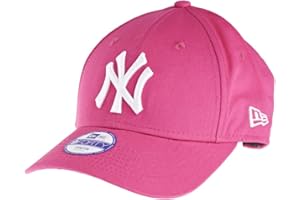 New Era 9Forty JUNIOR NY Yankees Cap York Basecap Kindercap Kappe Baseballcap MLB (Youth (52-56 cm) - pink)