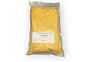 Artespray - Pigmento En Polvo Para Pinturas, Cemento, Mortero, Resina Epoxi.. (Ocre)