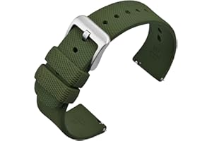 ANNEFIT Cinturino per Orologi in Silicone per Uomo Donna, Cinturini in Gomma Morbida con Sgancio Rapido, 14mm 16mm 17mm 18mm 19mm 20mm 21mm 22mm 24mm