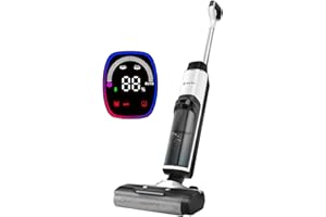 Hearten Aspirateur Laveur. Nettoyage en Profondeur par électrolyse de l'eau. Instructions vocales. Autonettoyage. Affichage LED pour sols durs, Poils d'animaux et foyers avec Enfants.