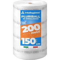 Rotolo Polietilene Espanso PE 125 Cm X 50 M, Spessore 1 Mm, Bobina Per Imballaggio Mobili E Superfici Verniciate, Protezione Antigraffio