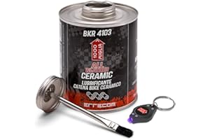 Errecom 1000 Miglia BKR 4103 CERAMIC ALL WEATHER Lube Bike Chain for all Weather Conditions - 900 ml, fluorescent and scented formula, All-In-One Can, Brush included