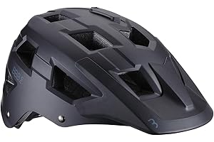 BBB Cycling, Adult MTB Mountain Bike Cycle Helmet with Large Visor for Trek and Trail Bikes, Camera Mount, ABS Shell, Nanga, BHE-54