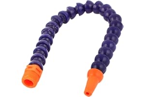 UXCELL sourcing map Tubo Manguera de Refrigeración Flexible de 30Cm de Torno CNC de 3/8BSP Ronda de Agua Y Aceite Boquilla