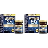 Nutraxin D3K2 120 Tablet - 1000 Iu D3 Vitamini, 25 Mcg K2 Vitamini (2 paketi)