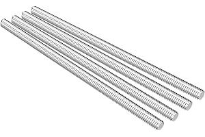 SCOOYUCK 4 Pièces Tiges Filetées M6 × 100 mm, en acier Inoxydable 304, DIN 975
