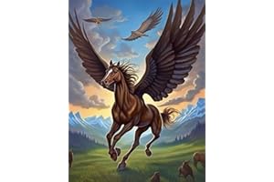 Reofrey 5D Fai Da Te Kit Per Pittura Diamante Painting Cavallo, Diamond Painting Animali Kit Completo Drill Rhinestone Embroidery Cross Stitch Arts Craft for Home Wall Decor 30x40cm