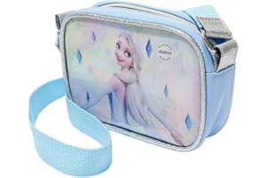 Claire's Exclusive Disney© Reine de Neiges Sac à Main | Bandoulière | Elsa Anna Frozen | Accessoire Cadeau Enfant Fille Fillette | Bleu Claire