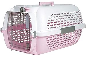 Dogit 76608 Transportbox Voyageur Modell 100, klein, rosa / wei