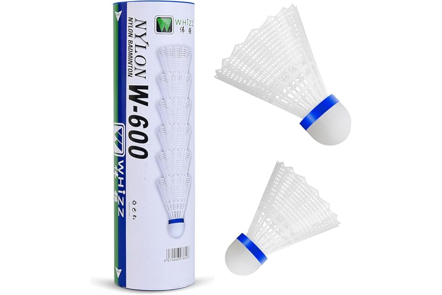 BAIHUALIN WHiZZ Shuttlecocks Badminton Durable Nylon Shuttles for Indoor Outdoor Recreational Game Practice Sports