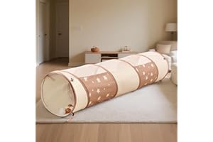 Sumbababy Pop up Spieltunnel für Kinder Indoor: 175×46cm Outdoor Klappbares Tunnel für Kinder Motorische Fähigkeiten - Krabbeltunnel Baby mit Aufbewahrungstasche ab 3 Jahr(Bälle Nicht Enthalten)