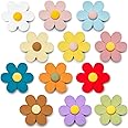 SUNURS - 3D Flower Cute Fridge Magnets for Whiteboard, Funny Colorful Strong Decorative Magnets for Board, Refrigerator, Locker, Kitchen, Office(Large & 12 Pieces)