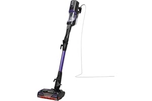 Shark Aspirateur balai avec fil, Technologie anti-emmêlement des cheveux, Nettoyer sous les meubles, DuoClean, Accessoires pour les recoins, Cordon d'alimentation de 10 mètres, Violet, HZ500EU