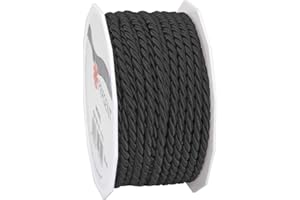 Präsent C.E. Pattberg Mosel - Cordoncino intrecciato per regali, 25 m, larghezza 4 mm, accessorio per decorare e fai da te, decorazione antistrappo