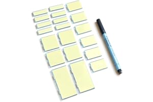 Bravestorming Mover Erase Combo, Magnetic Dry Erase Memo Brick for Idea Visualization & Learning, School, Parenting, Office Projects and Presentations (Light Yellow)
